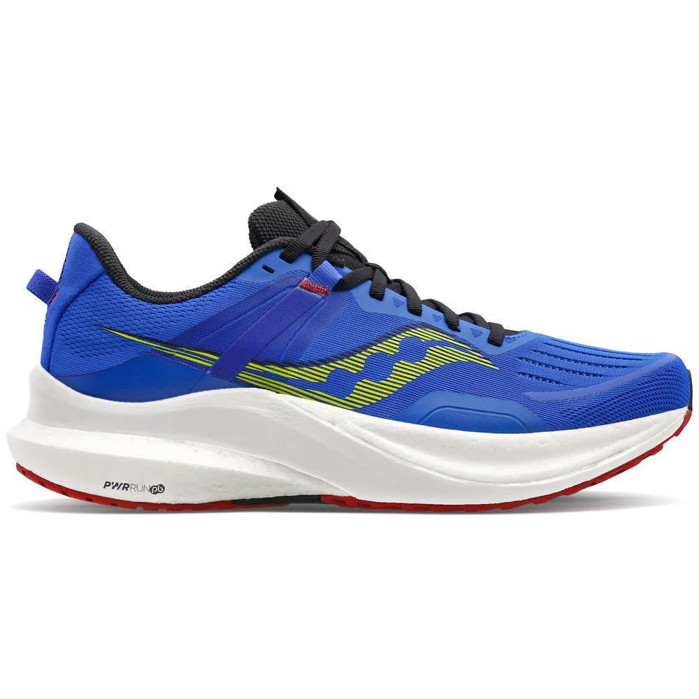 Men's Saucony Tempus, Blue Raz/Acid, 9 D Medium