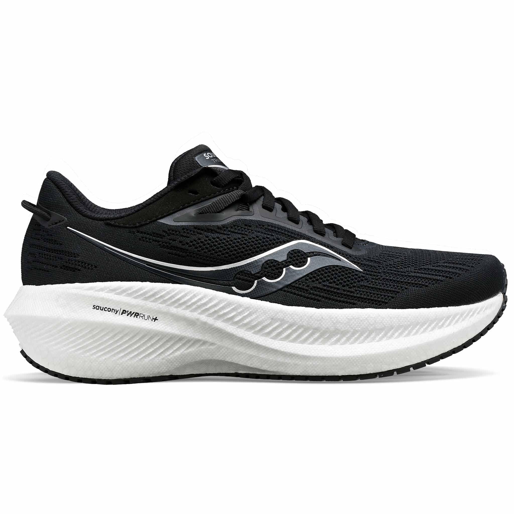 Men's Saucony Triumph 21, Black/White, 8.5 D Medium
