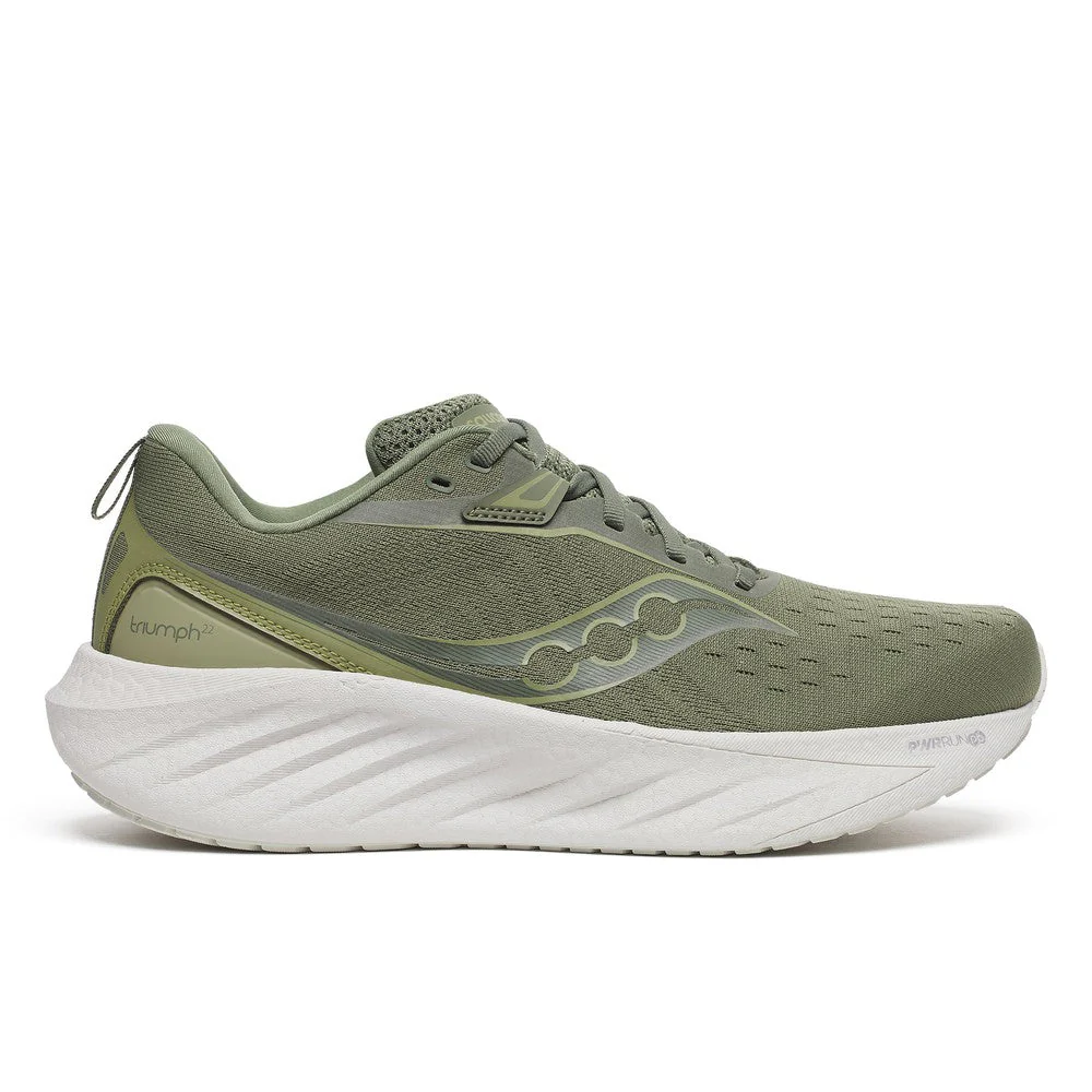 Men's Saucony Triumph 22, Olivine, 10 D Medium