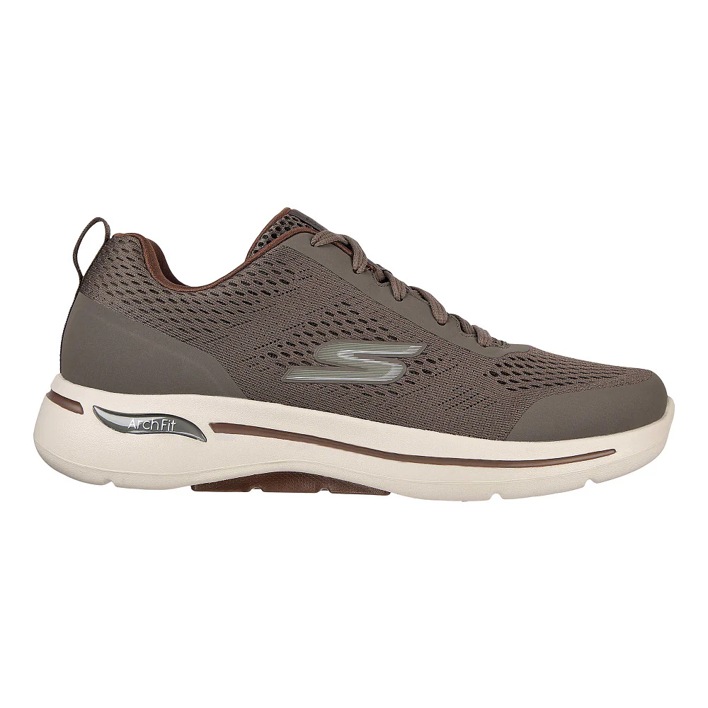 Men's Skechers Go Walk Arch Fit - Idyllic, Taupe, 13 4E Extra Wide