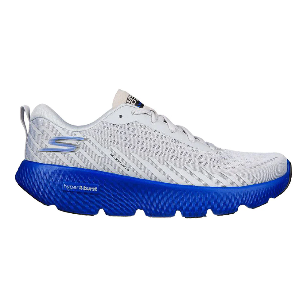 Men's Skechers MaxRoad 5, Gray/Blue, 11 D Medium