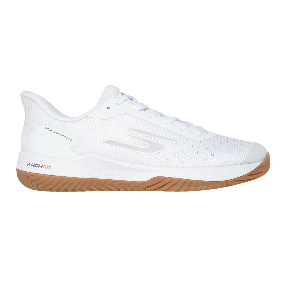 Men's Skechers Viper Court Pro 2.0, White, 8 D Medium