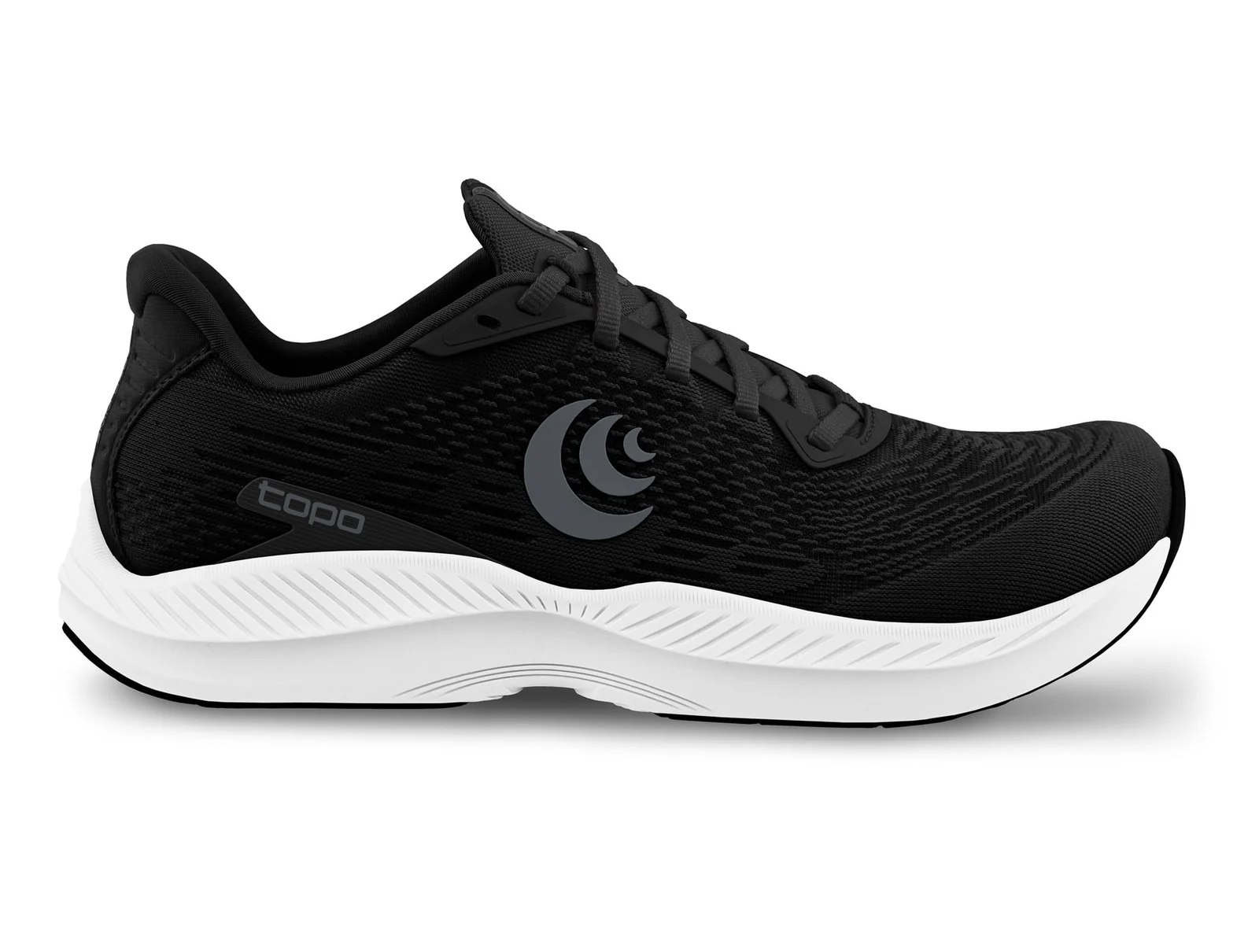 Men's Topo Athletic Fli-Lyte 5, Black/White, 10.5 D Medium
