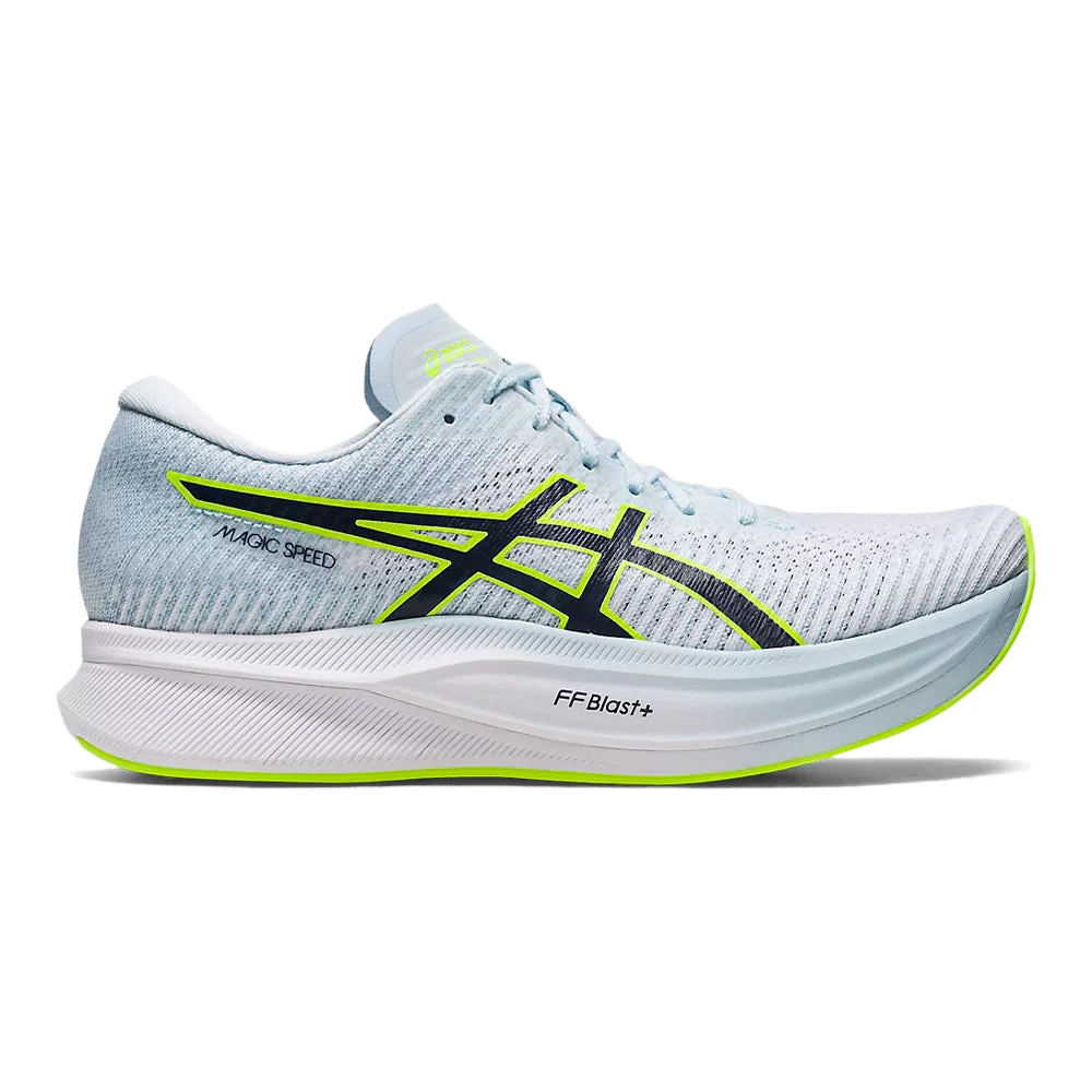 Women's Asics Magic Speed 2, Sky/Midnight, 7 B Medium