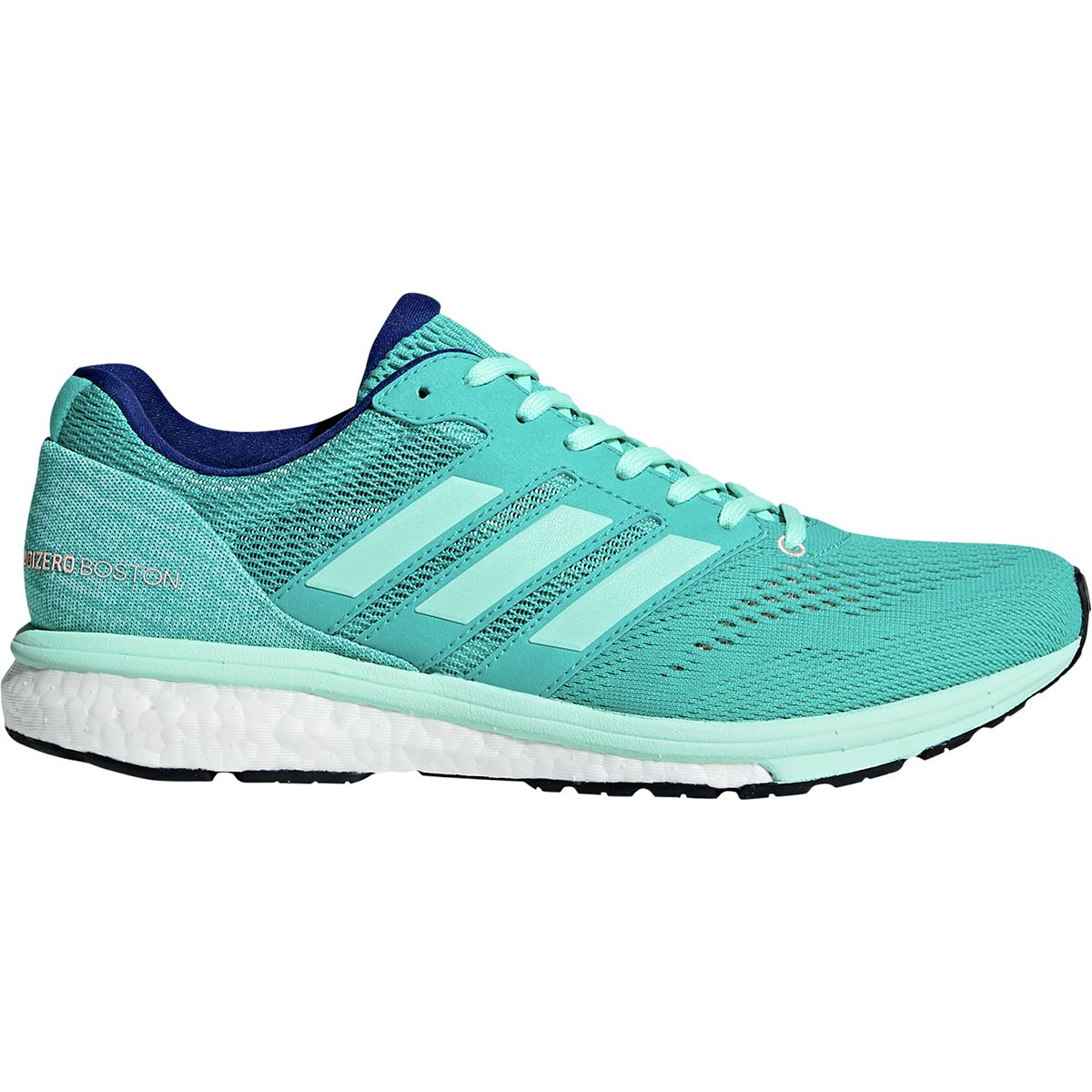 Women's Adidas Adizero Boston 7, Hi-Res Aqua/Clear Mint/Myster Ink, 11 B Medium