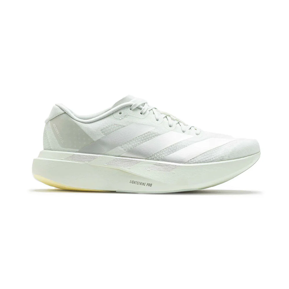 Women's Adidas Adizero Evo SL, Crystal Jade/Zero Metallic/Linen Green, 6.5 B Medium