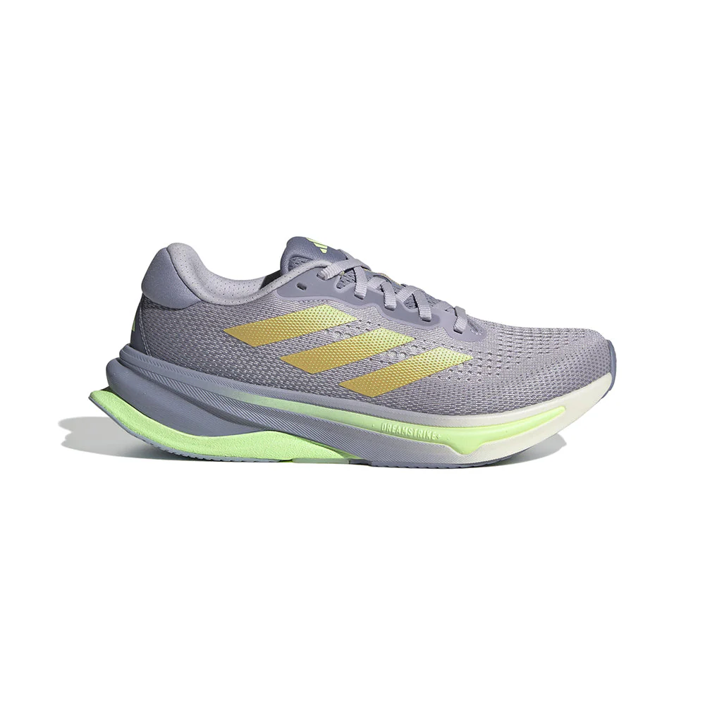 Women's Adidas Supernova Solution, Silver Dawn/Spark/Green Spark, 10 B Medium