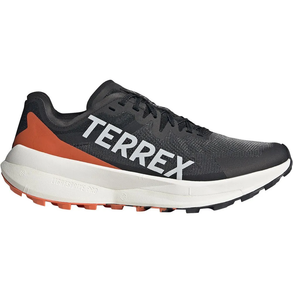 Women's Adidas Terrex Agravic Speed, Core Black/Grey One/Amber Tint , 8.5 B Medium