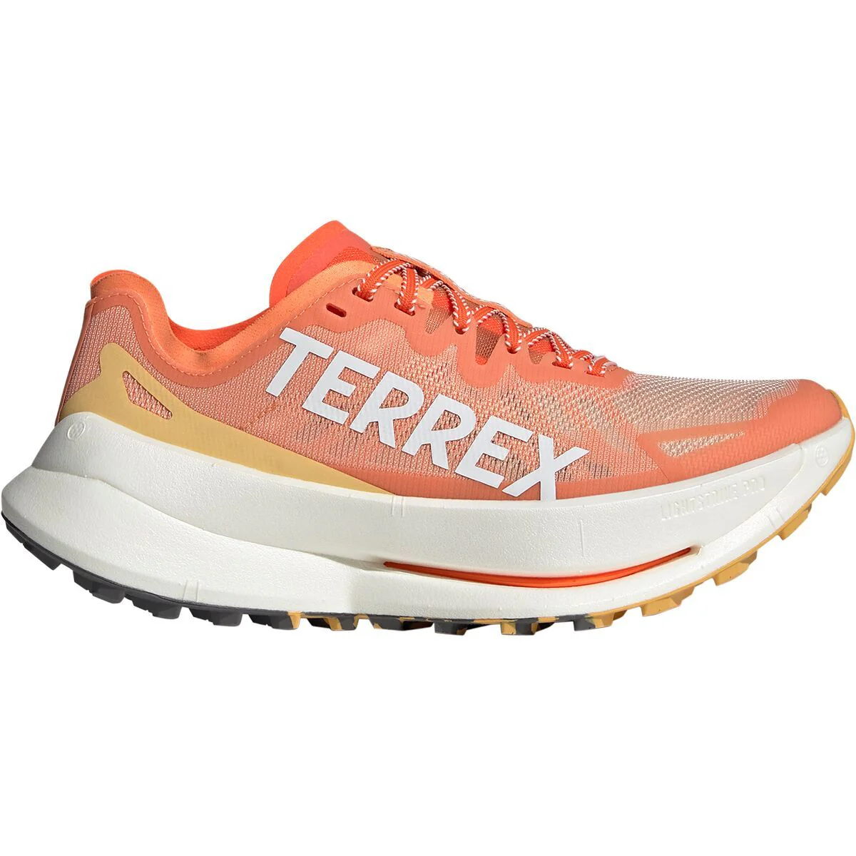 Women's Adidas Terrex Agravic Speed Ultra, Amber Tint/Crystal White/Semi Spark, 7 B Medium