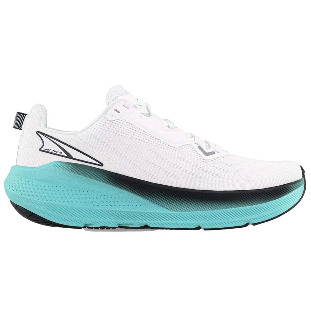 Women's Altra FWD Via, White/Green, 7.5 B Medium