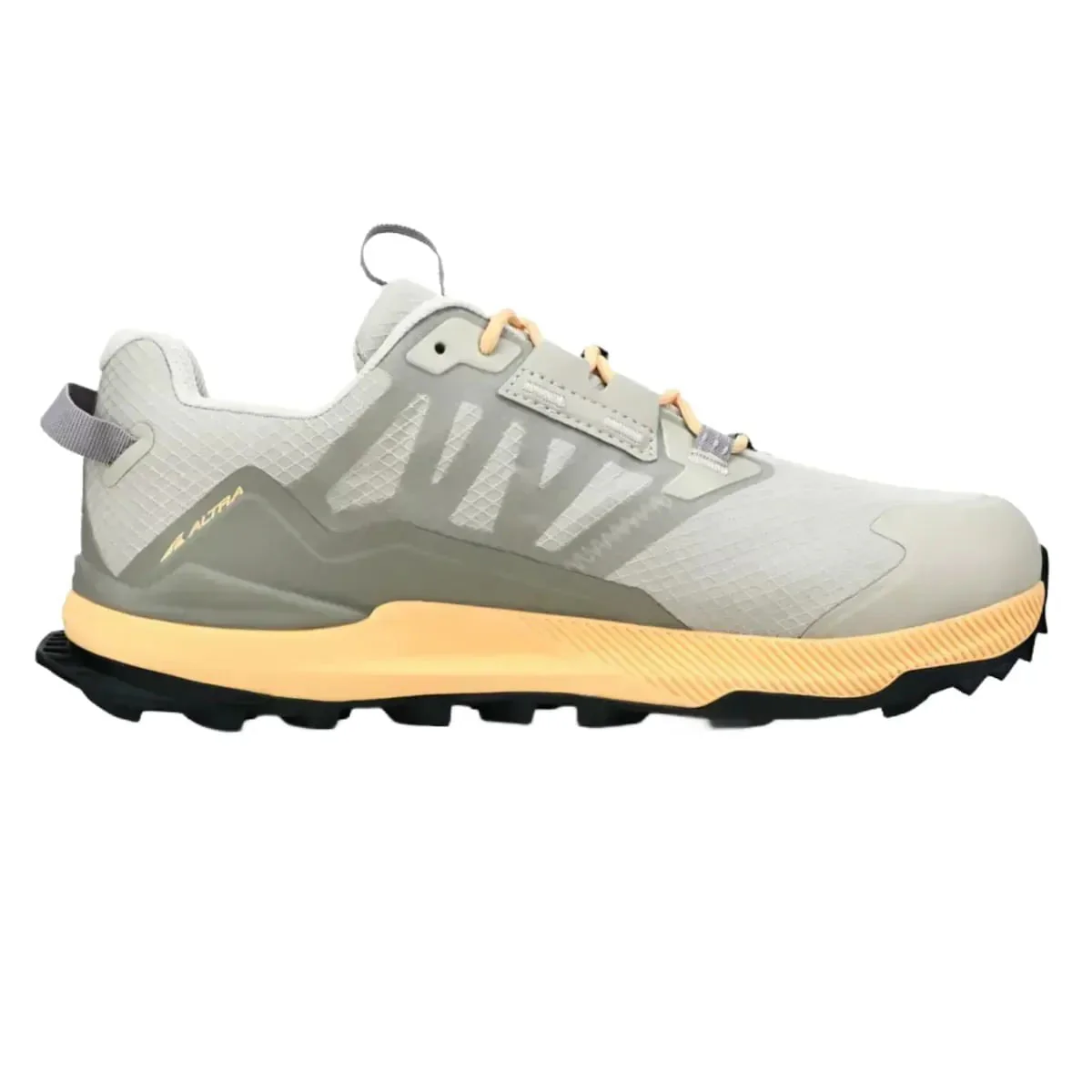 Women's Altra Lone Peak All-WTHR Low 2, Gray/Orange, 8 B Medium