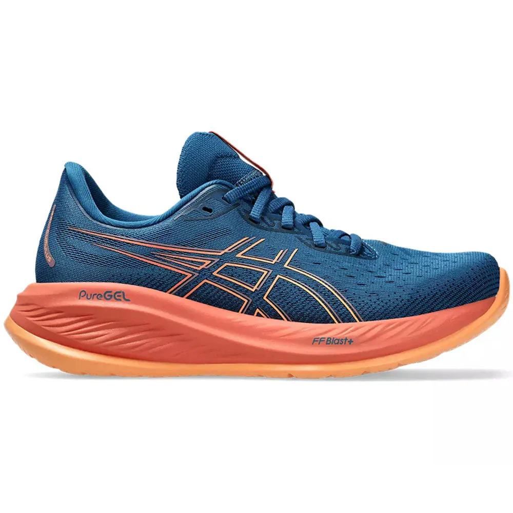 Women's Asics Gel-Cumulus 26, Rich Navy/Faded Orange, 9.5 B Medium