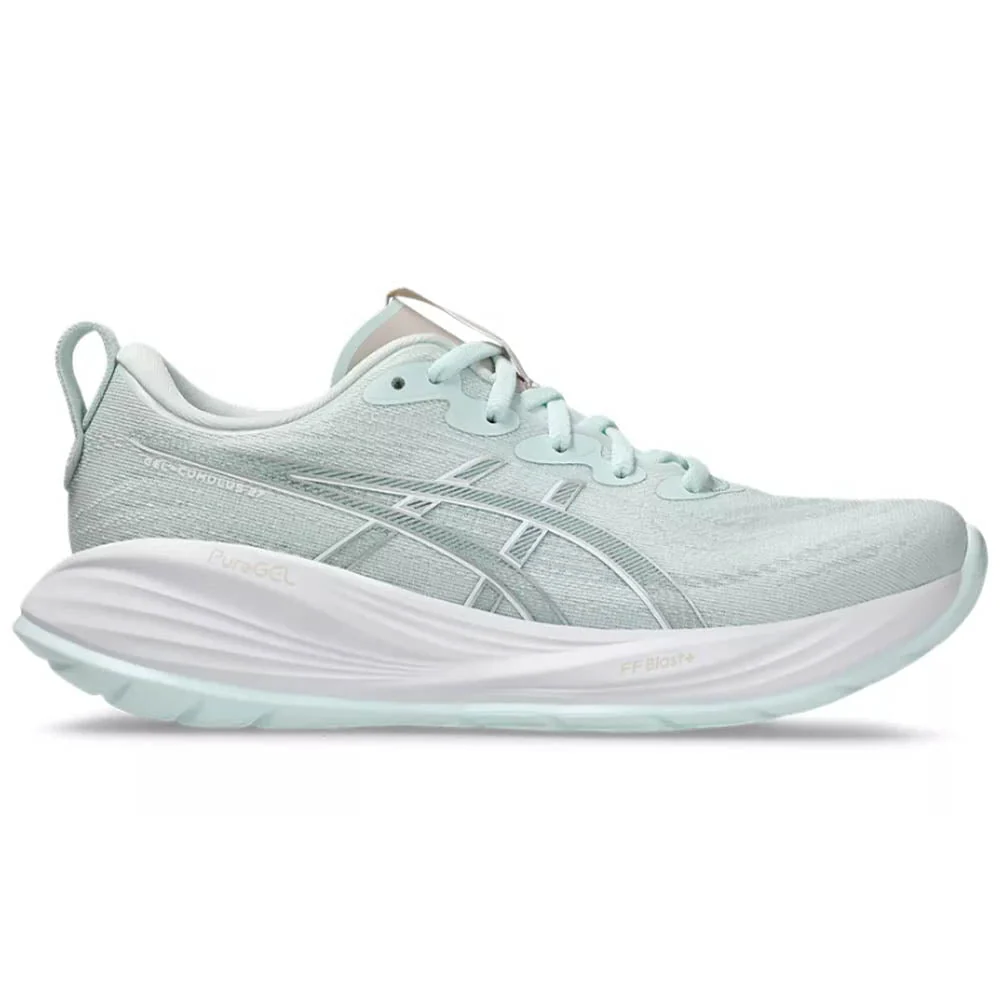 Women's Asics Gel-Cumulus 27, Pure Aqua/White, 6.5 B Medium