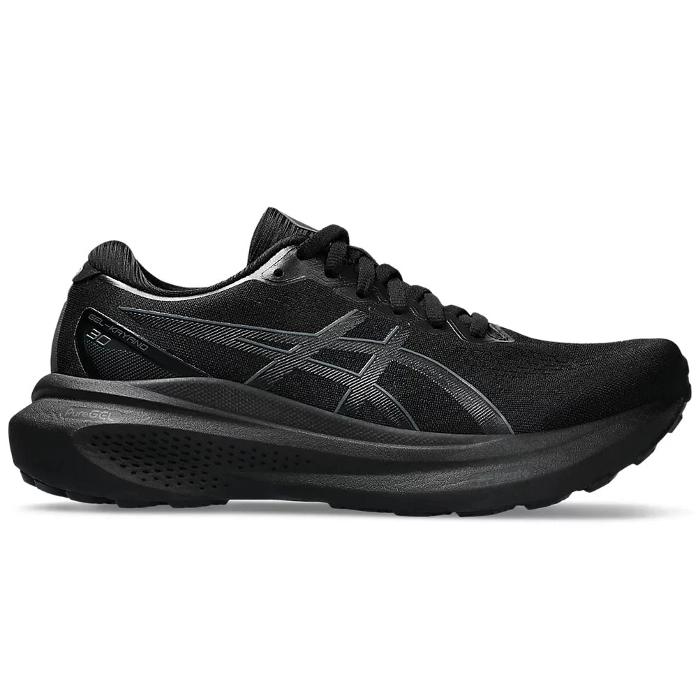 Women's Asics Gel-Kayano 30, Black/Black, 8.5 B Medium