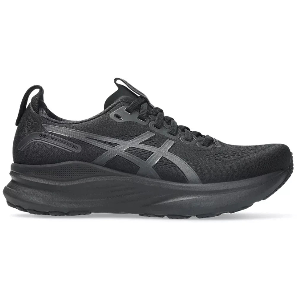 Women's Asics Gel-Kayano 32, Black/Graphite Grey, 8 D Wide
