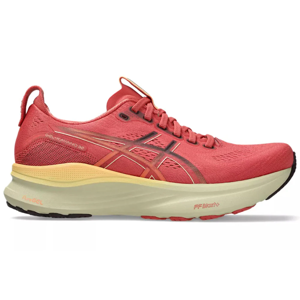 Women's Asics Gel-Kayano 32, Dark Pink Clay/Dark Currant, 9 B Medium
