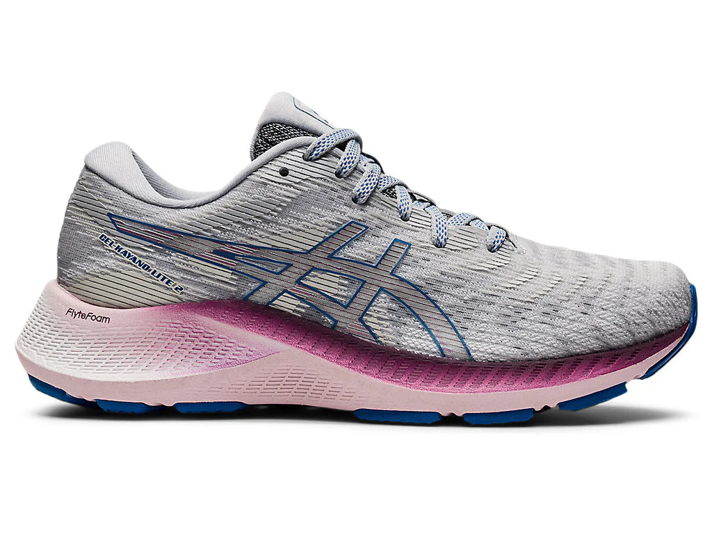 Women's Asics Gel-Kayano Lite 2, Piedmont Grey/Lake Drive, 11.5 B Medium