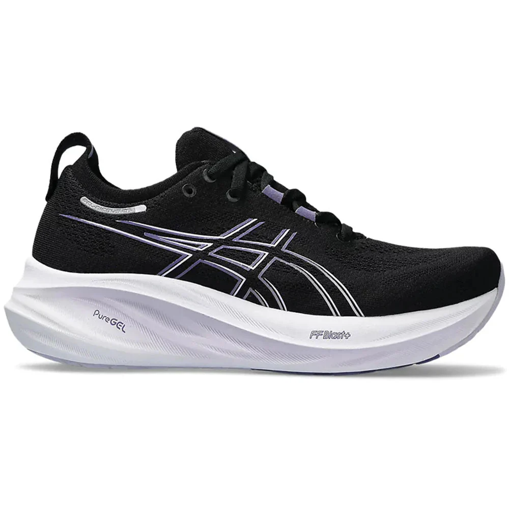 Women's Asics Gel-Nimbus 26, Black/Dusty Purple, 10.5 B Medium