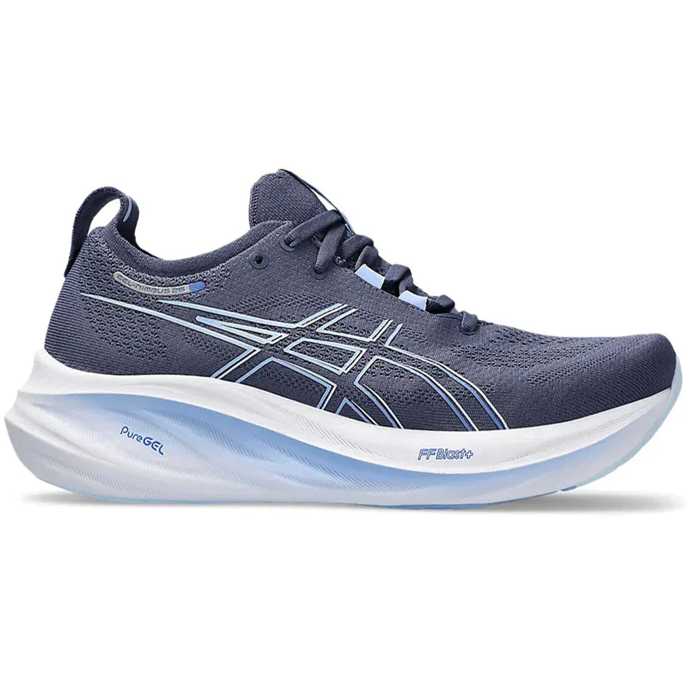 Women's Asics Gel-Nimbus 26, Thunder Blue/Sapphire, 6 B Medium