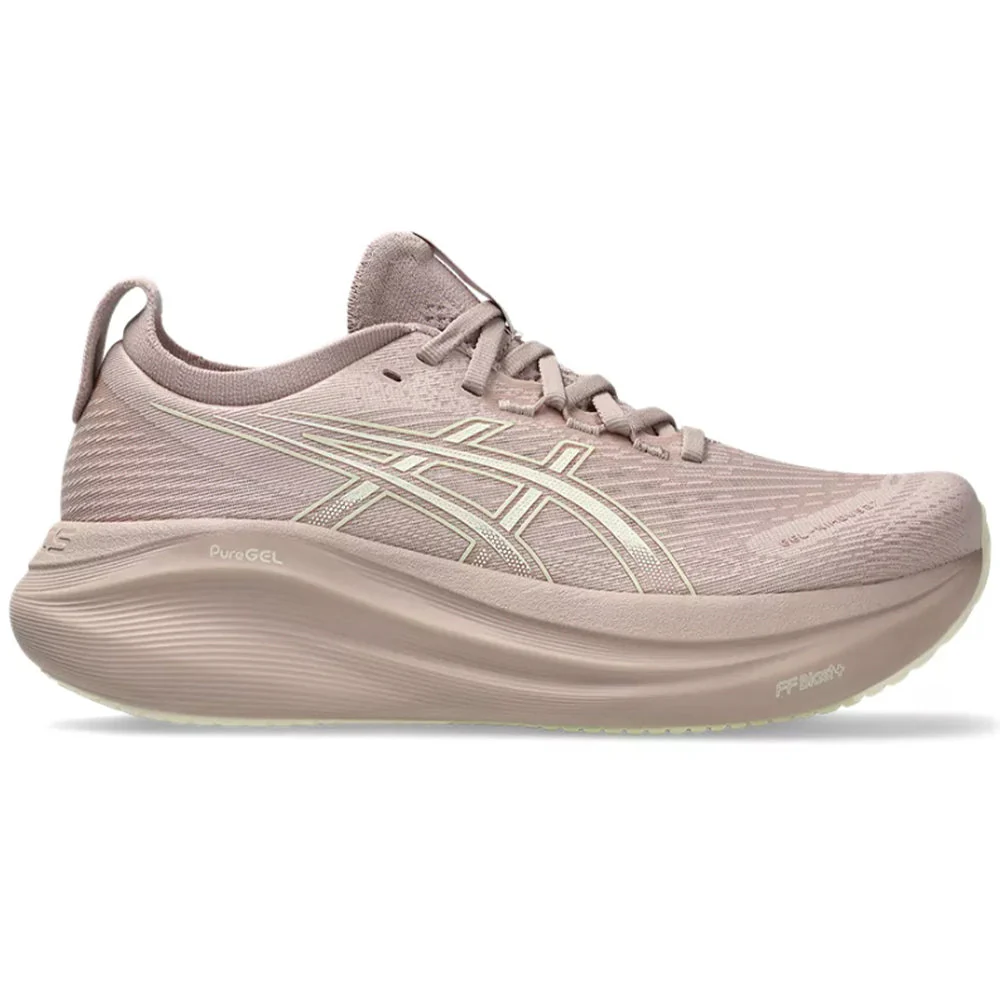Women's Asics Gel-Nimbus 27, Fawn/Birch, 7 B Medium
