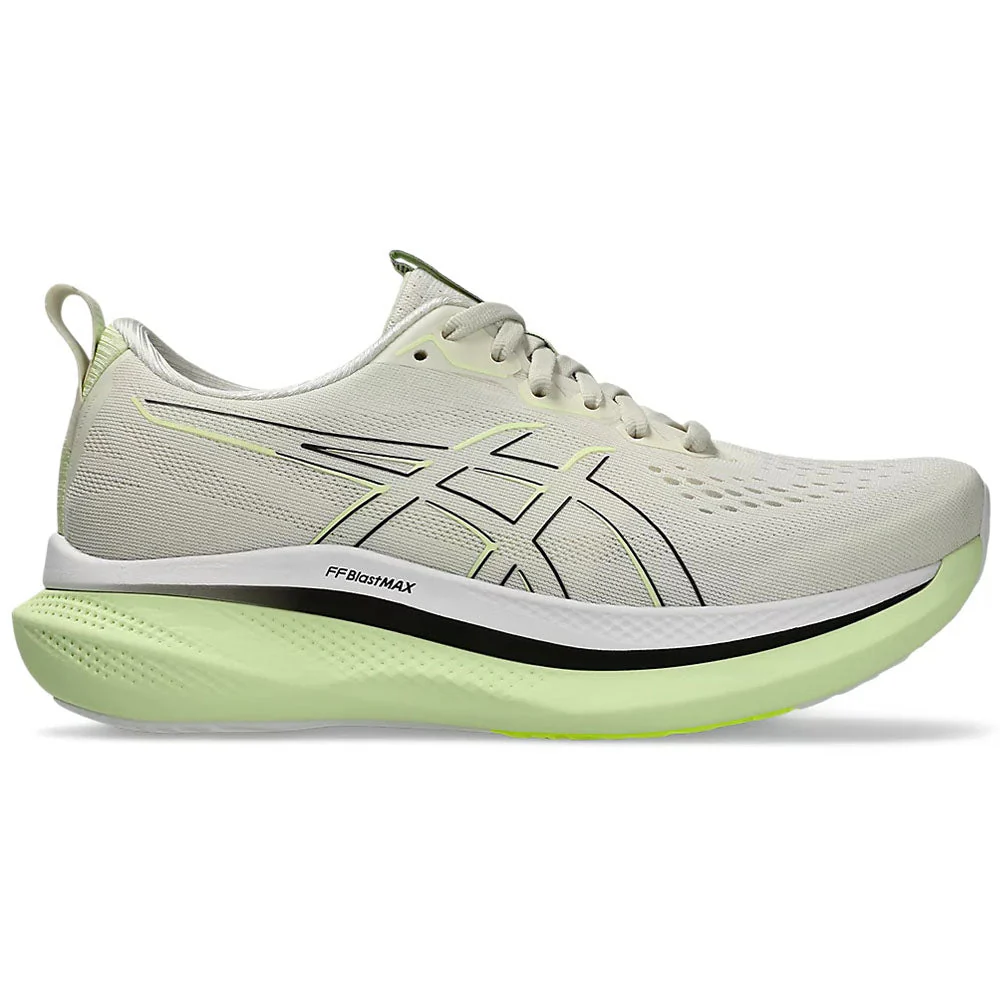 Women's Asics Glideride Max, Birch/Black, 6.5 B Medium