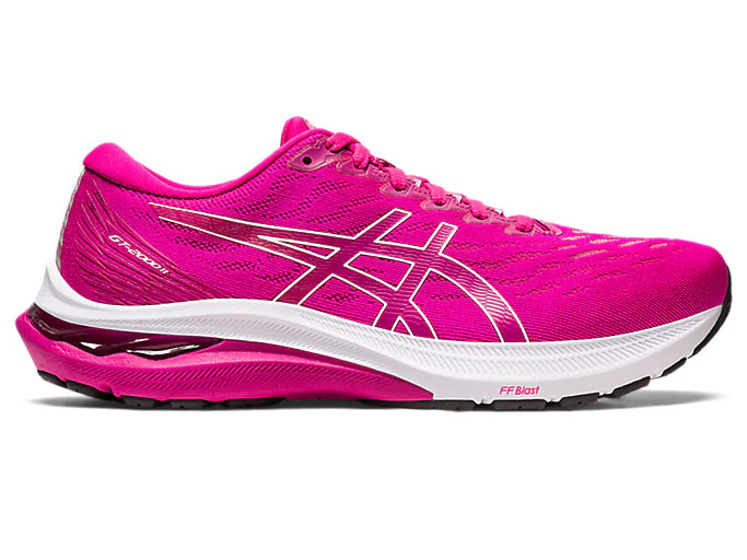 Women's Asics GT-2000 11, Pink Rave/Plum, 6.5 B Medium