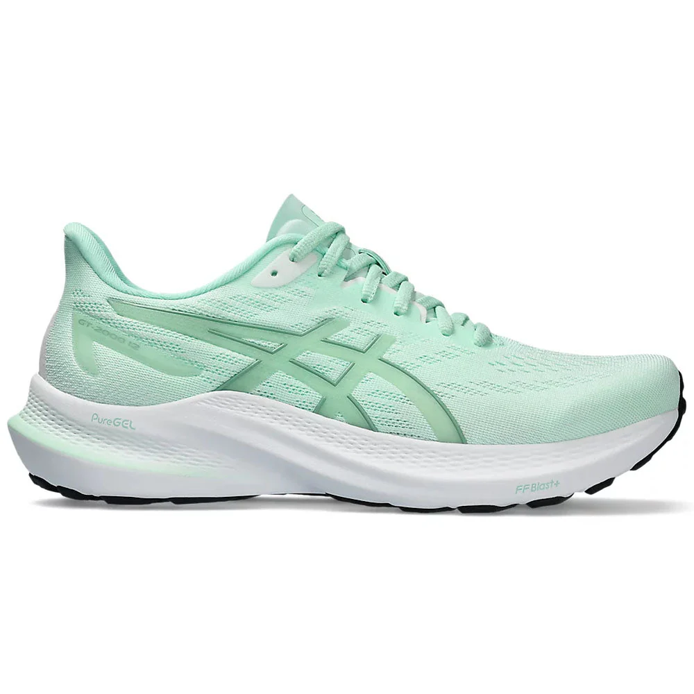 Women's Asics GT-2000 12, Mint Tint/Dark Mint, 10 B Medium