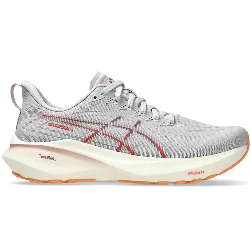 Women's Asics GT-2000 13, Concrete/Watershed Rose, 7 D Wide