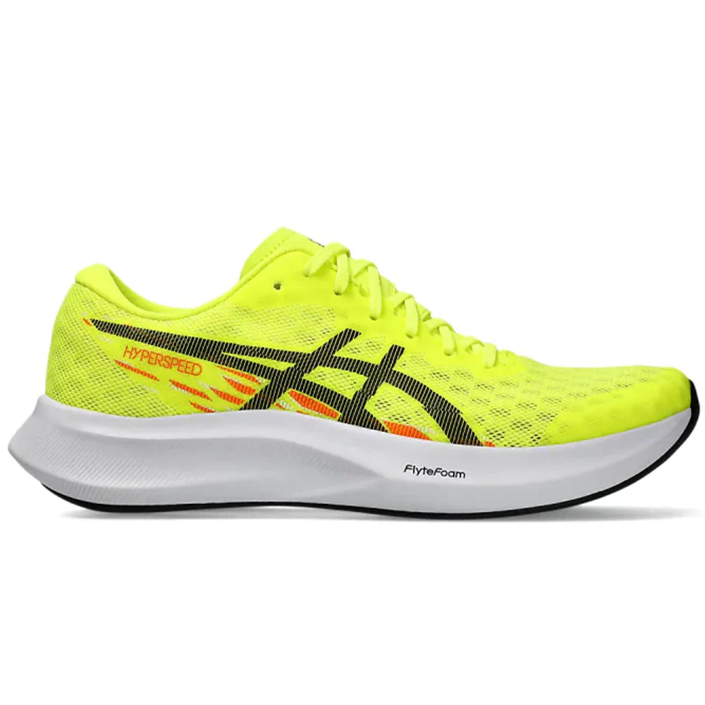 Women's Asics Hyper Speed 4, Safety Yellow/Black, 8.5 B Medium