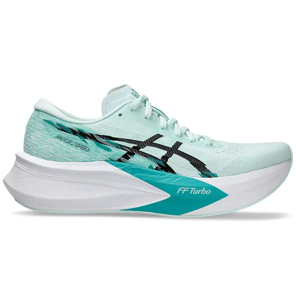 Women's Asics Magic Speed 4, Soothing Sea/Black, 9 B Medium