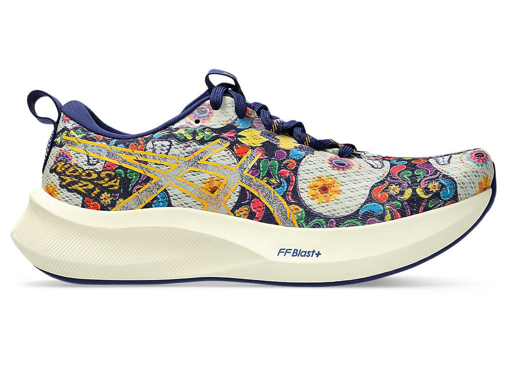 Women's Asics Noosa Tri 16, Dive Blue/Saffron, 6.5 B Medium