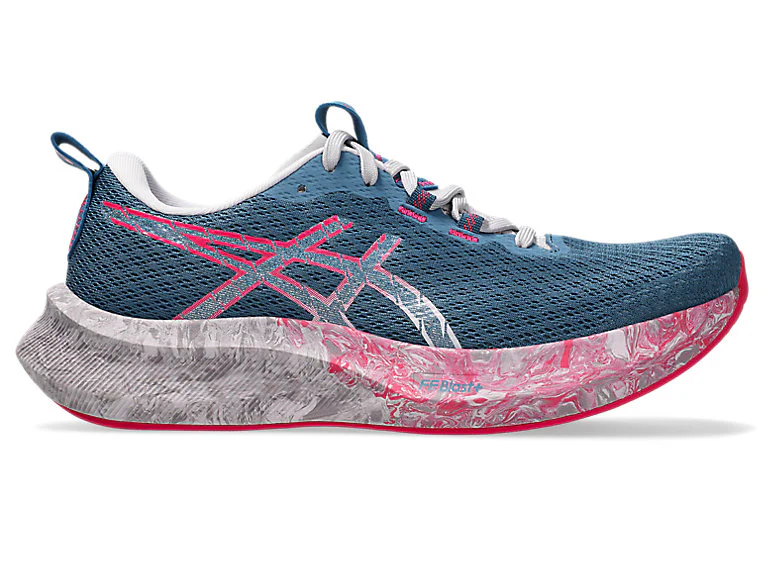 Women's Asics Noosa Tri 16, Winter Sea/Bright Rose, 8 B Medium