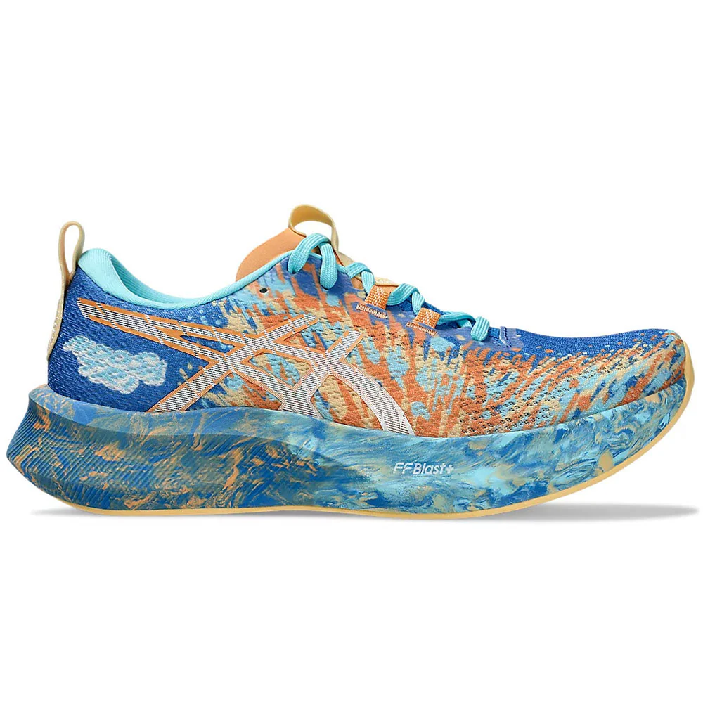 Women's Asics Noosa Tri 16, Nature Blue/Faded Orange, 10 B Medium