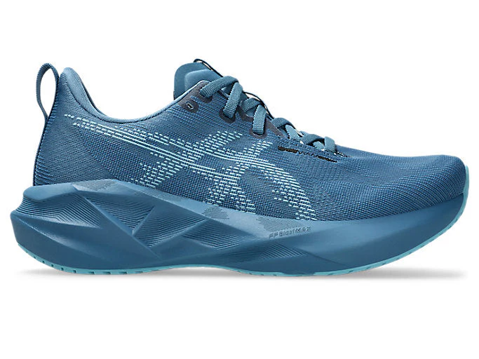Women's Asics Novablast 5, Winter Sea/Stillwater, 8.5 B Medium
