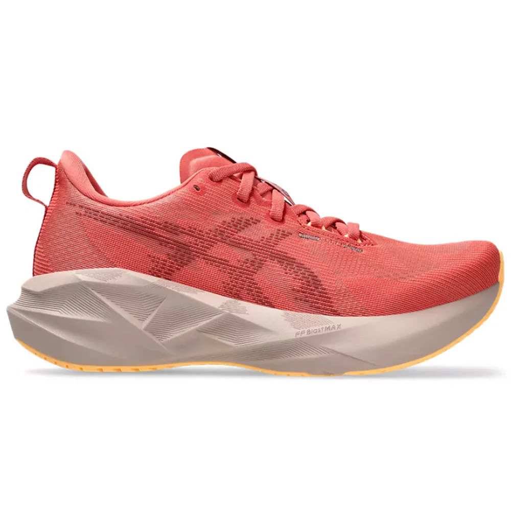 Women's Asics Novablast 5, Dark Pink Clay/Rubble Red, 7.5 B Medium
