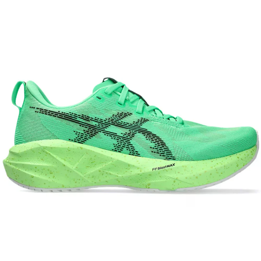 Women's Asics Novablast 5, Vital Green/Black, 8 B Medium