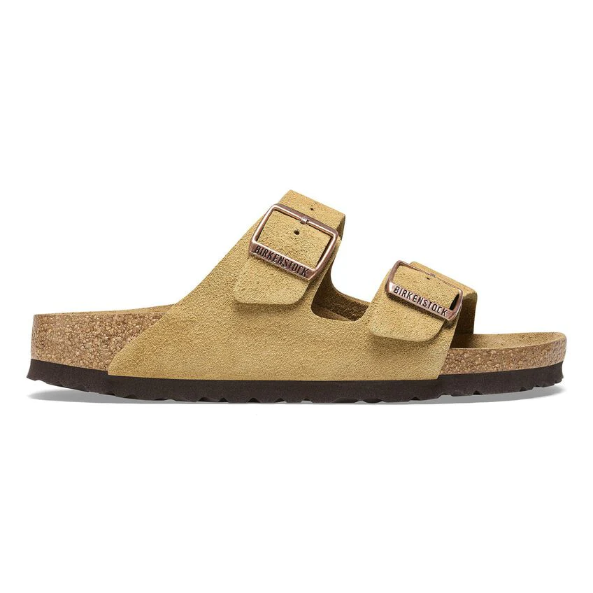 Women's Birkenstock Arizona, Latte Cream, 8 B Medium