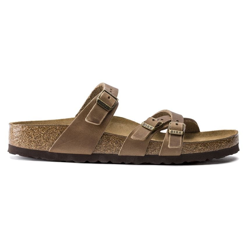 Women's Birkenstock Franca, Tobacco Brown, 6 2A Narrow
