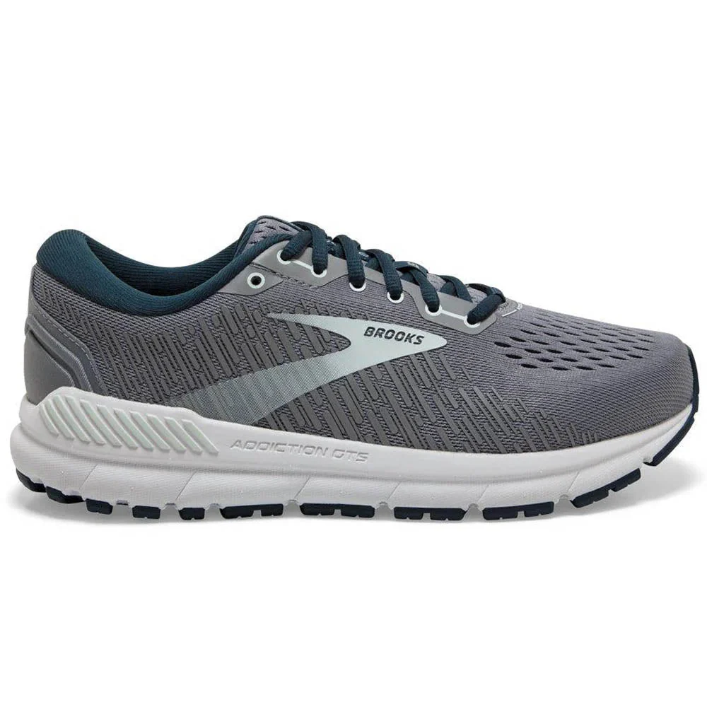 Women's Brooks Addiction GTS 15, Grey/Navy/Aqua, 5 2A Narrow