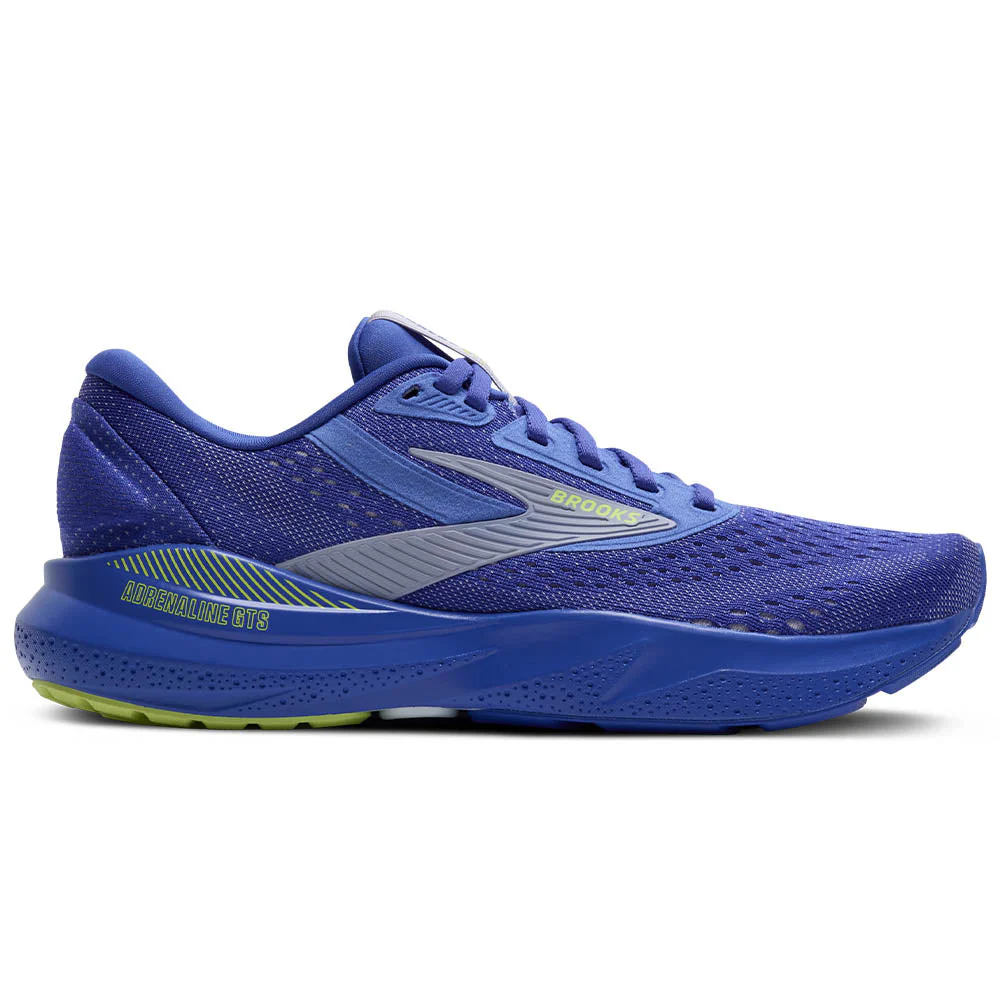 Women's Brooks Adrenaline GTS 24, Amparo/Thistle/Yellow, 8.5 B Medium