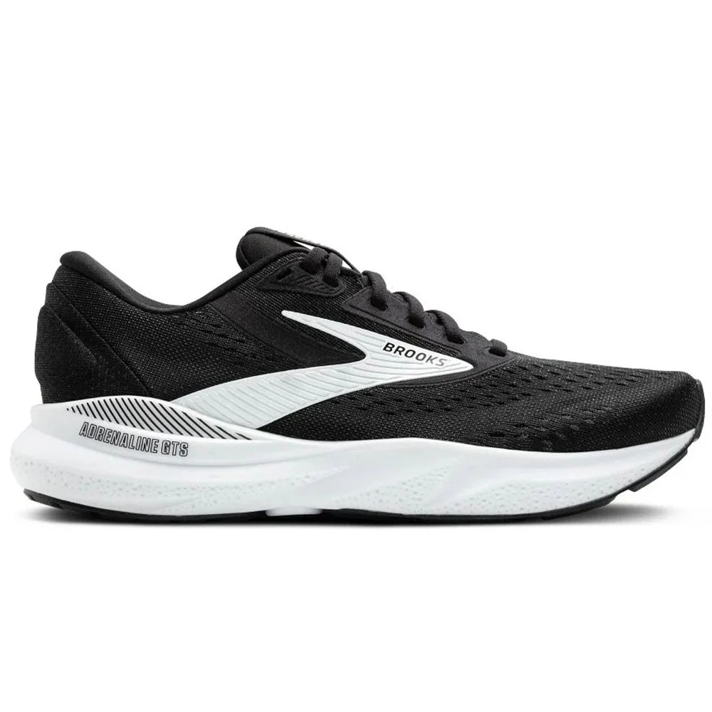 Women's Brooks Adrenaline GTS 24, Black/White, 7.5 B Medium