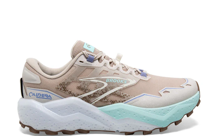 Women's Brooks Caldera 7, Chateau Grey/White Sand, 8.5 B Medium