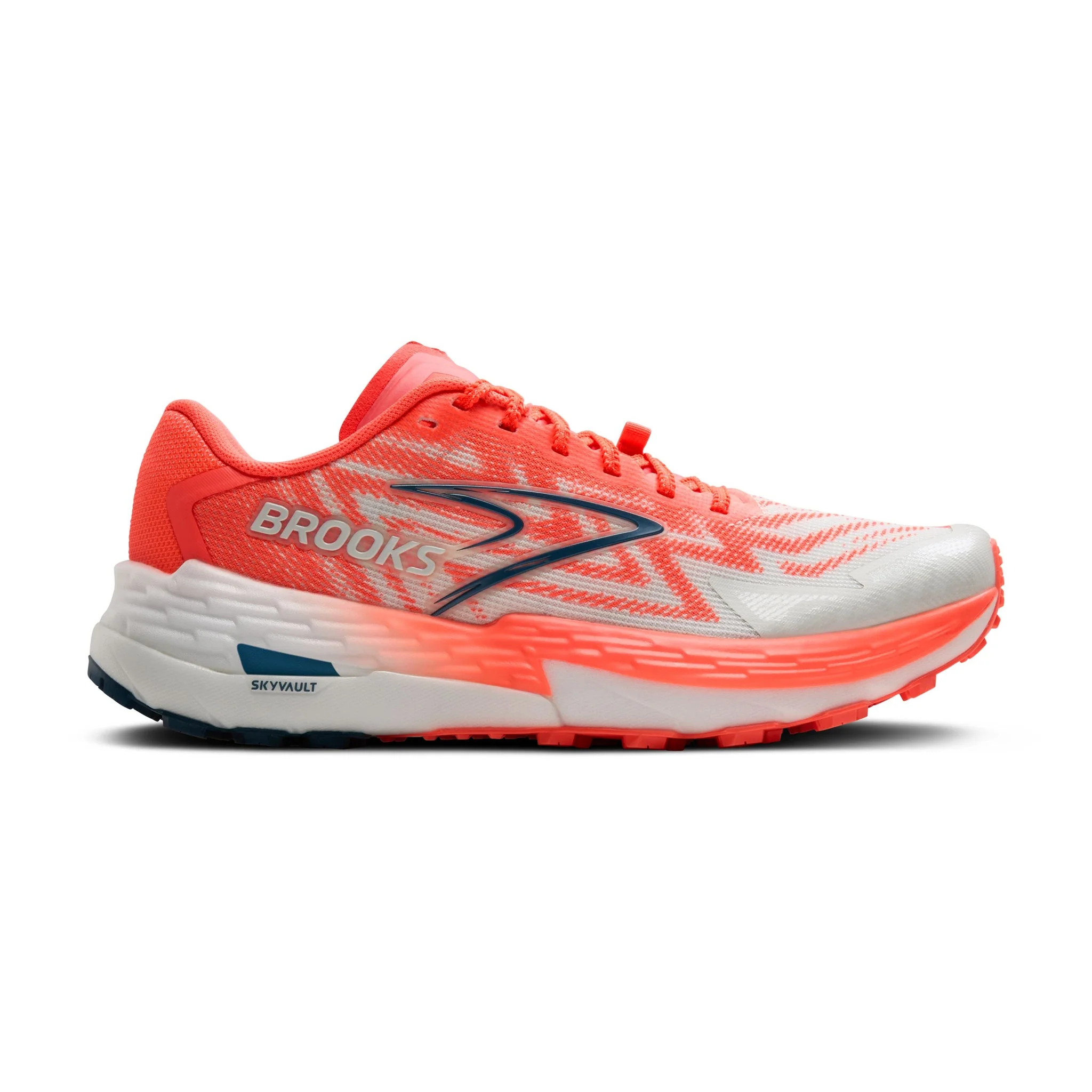 Women's Brooks Catamount 4, Bit of Blue/Flame/Legion Blue, 7 B Medium