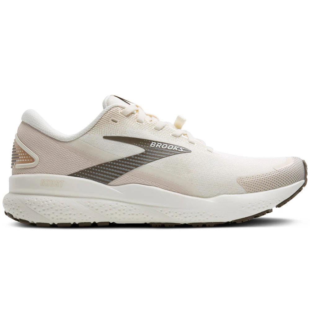 Women's Brooks Ghost 16 Weatherized, Almond Peach/Coconut/Falcon, 9.5 B Medium