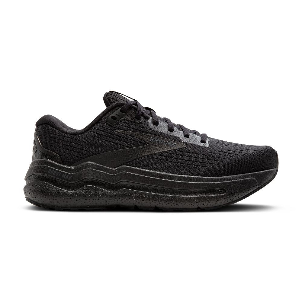 Women's Brooks Ghost Max 2, Black/Black/Ebony, 6 B Medium