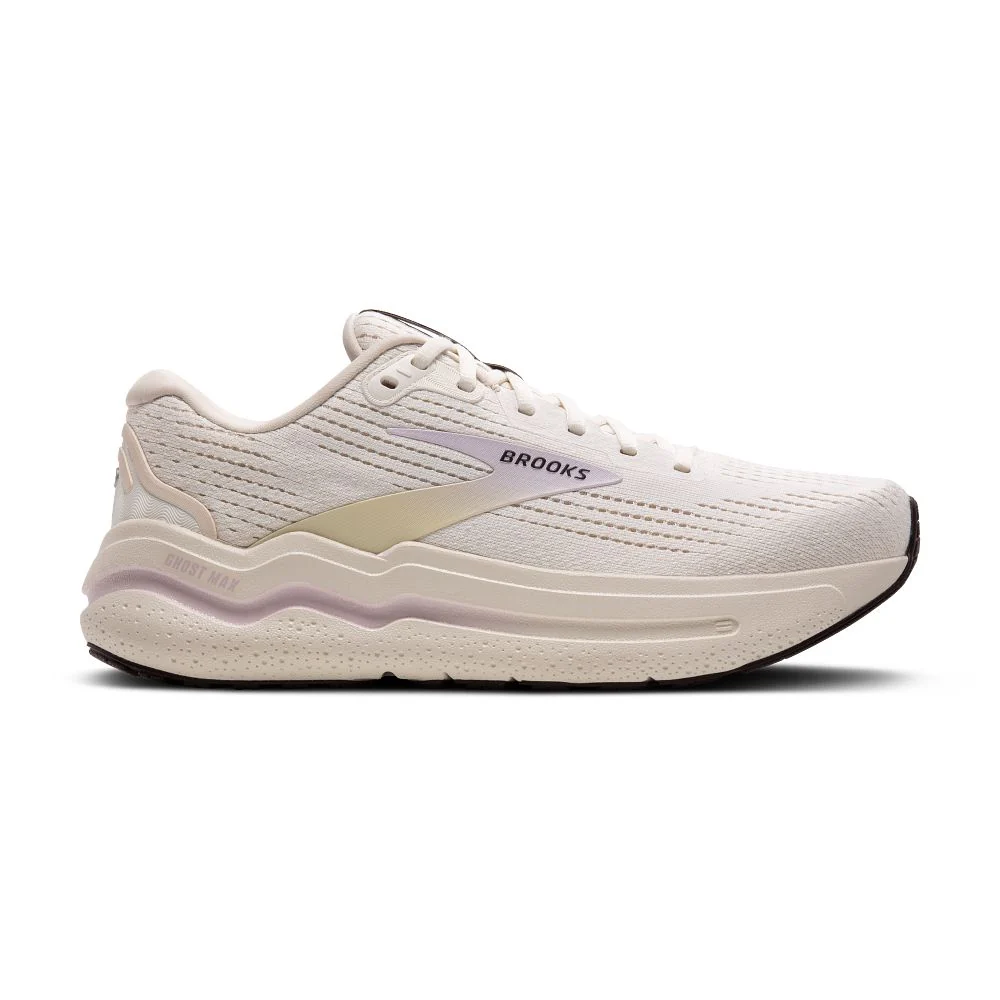 Women's Brooks Ghost Max 2, Coconut/Lavender/Cream, 11 B Medium