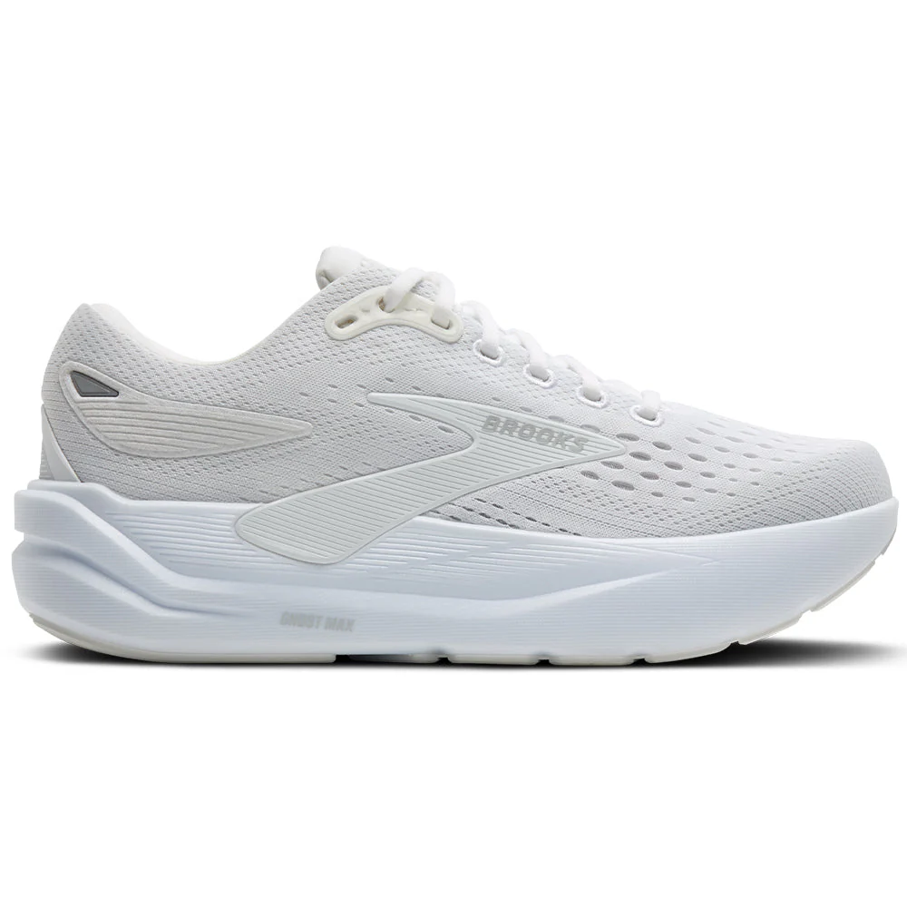 Women's Brooks Ghost Max 3, White/White, 11 B Medium