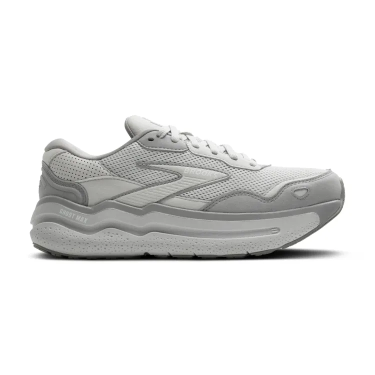 Women's Brooks Ghost Max SE, Oyster/Alloy/Antarctica, 8 B Medium