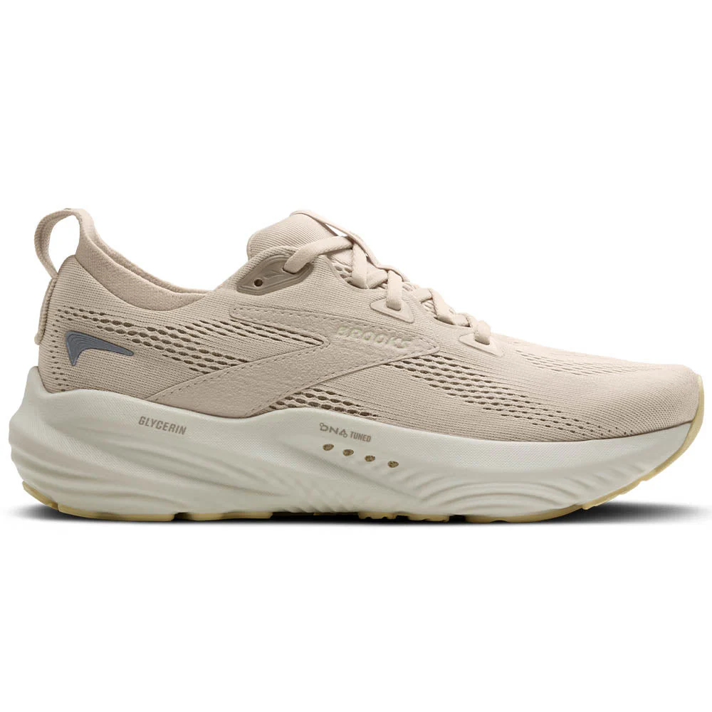 Women's Brooks Glycerin 22, Almond Peach/London Fog/Almond, 11 B Medium