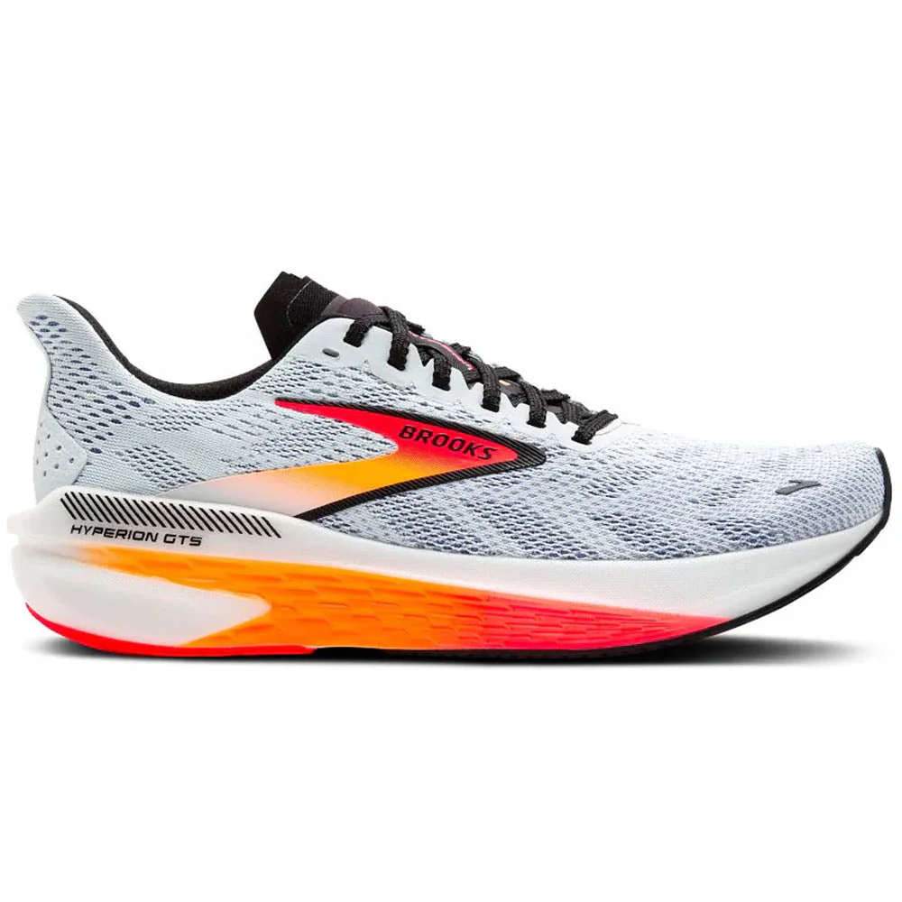 Women's Brooks Hyperion GTS 2, Illusion/Coral/Black, 10.5 B Medium
